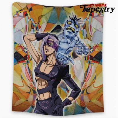 Trippy Melone Babyhead Jojo’s Bizarre Adventure Tapestry