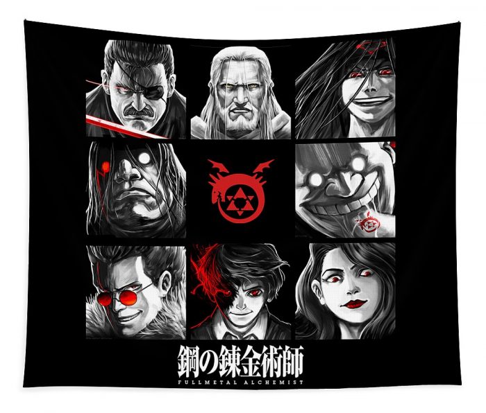 10 fullmetal alchemist jhony ling transparent - Anime Tapestry Store