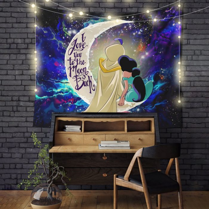 Aladin Moon And Back Tapestry Room Decor