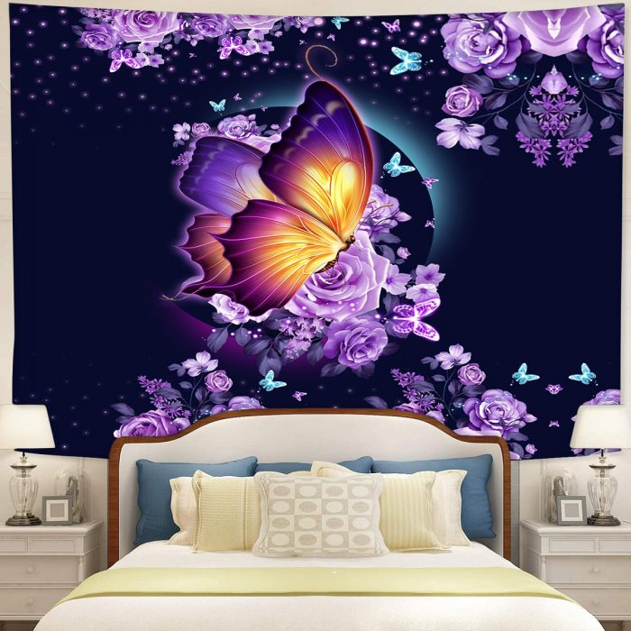 Butterfly Tapestry Room Decor