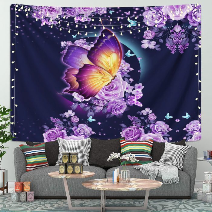 Butterfly Tapestry Room Decor