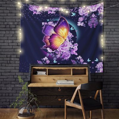 Butterfly Tapestry Room Decor