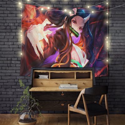 Kamado Nezuko Demon Slayer Tapestry Room Decor