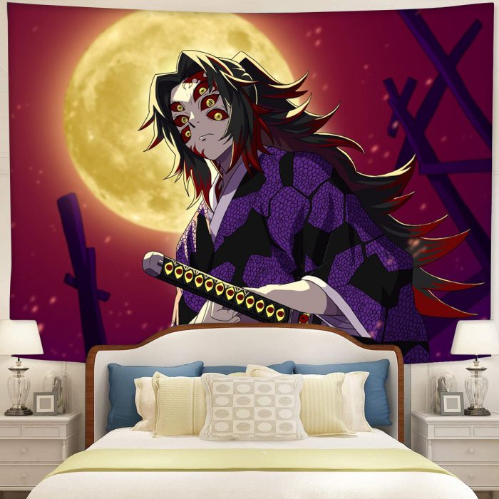 Kokushibou Demon Slayer Anime Tapestry Room Decor