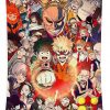 all heroes purwa dew - Anime Tapestry Store