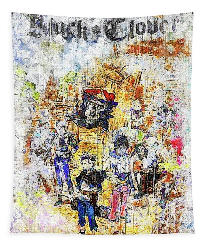 anime black clover franz elvie - Anime Tapestry Store