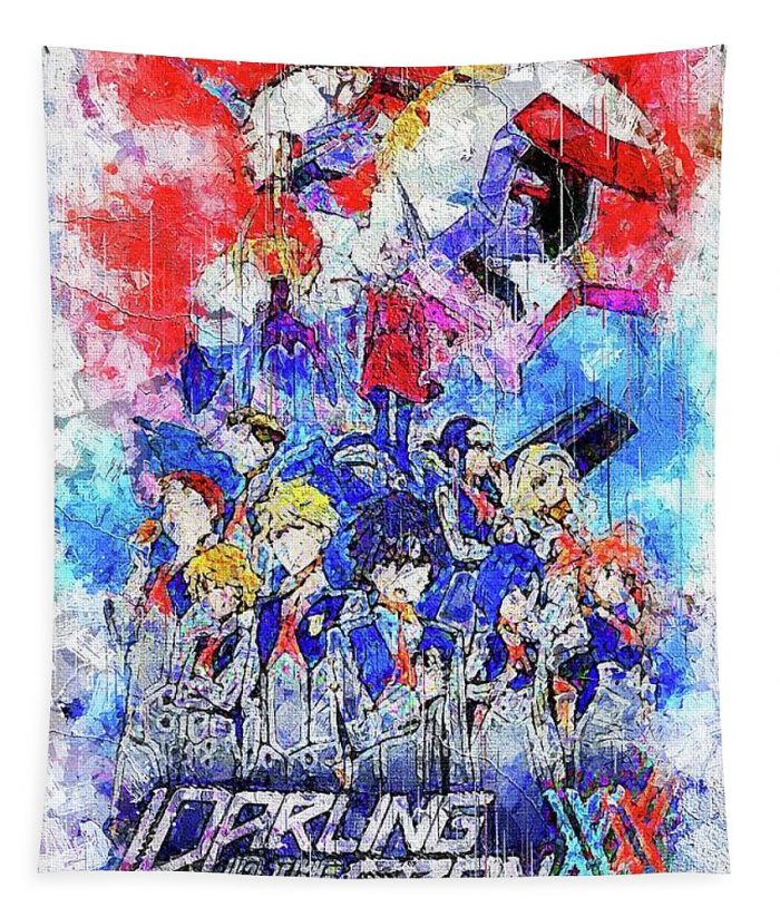 anime darling in the franxx franz elvie - Anime Tapestry Store