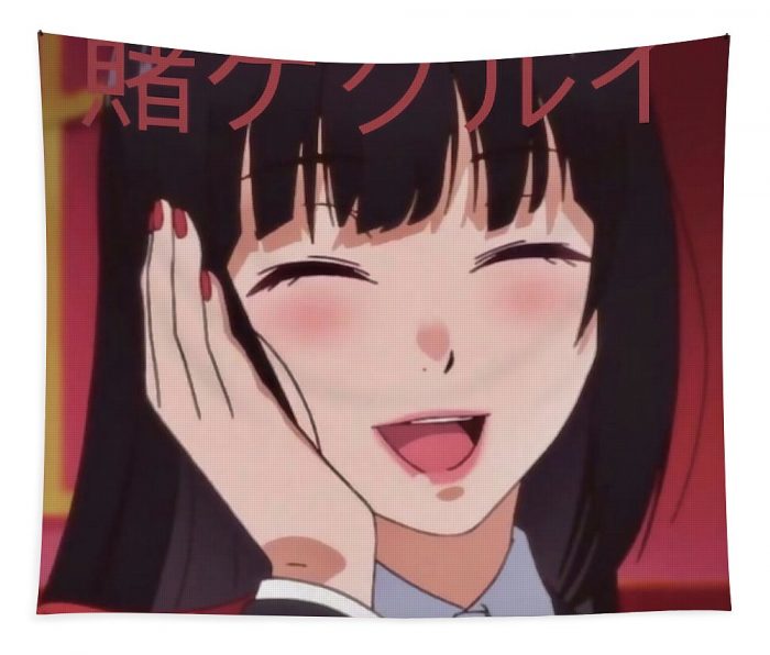 anime manga kakegurui yumeko jabami poster aiden chloe - Anime Tapestry Store