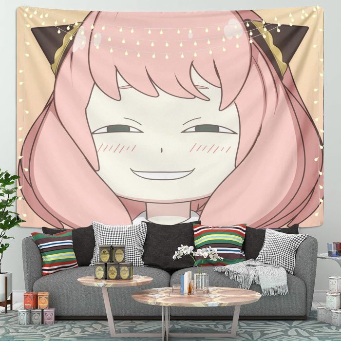 Anya Cute Spy x Family Tapestry Room Decor