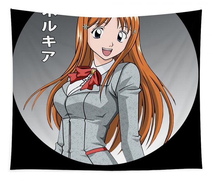 bleach japanese art orihime inoue fantasy anime transparent - Anime Tapestry Store