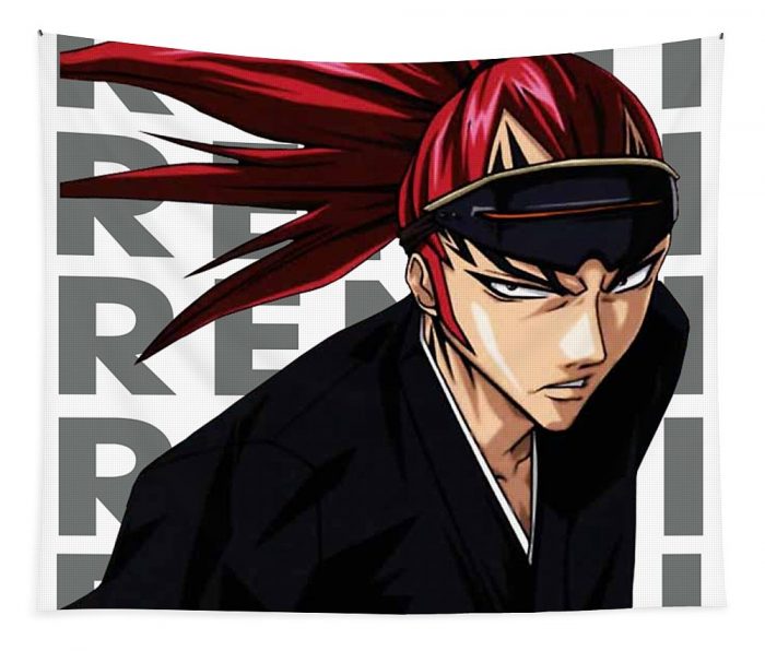 bleach retro name renji abarai fantasy anime transparent - Anime Tapestry Store