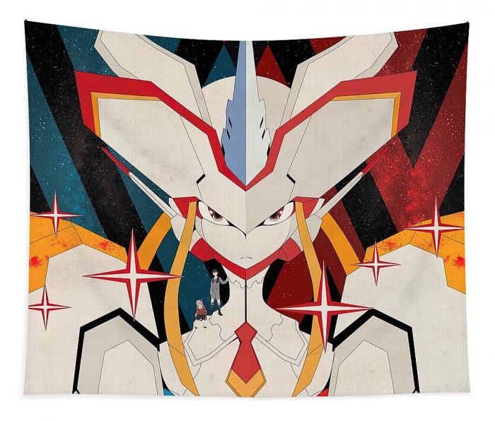 darling in the franxx hiro zero two and colin dean - Anime Tapestry Store