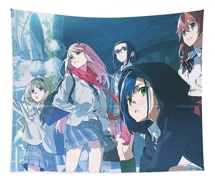 darling in the franxx poster stars wilkinson fred - Anime Tapestry Store