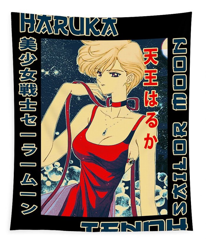 design haruka sailor moon anime gifts for fans gleam shinny transparent - Anime Tapestry Store