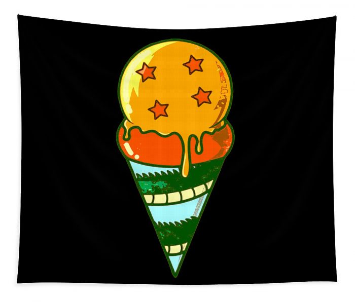 dragon ball ice cream kae lalen transparent - Anime Tapestry Store