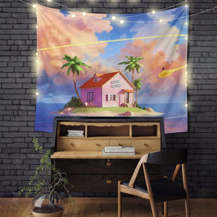 Dragon Ball Kame House Anime Tapestry Room Decor