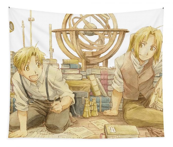 edward and alphonse elric canvas print taylor oliver - Anime Tapestry Store