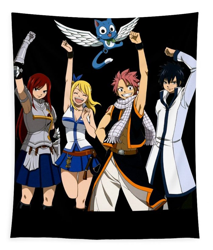 fairy tail art anime manga anime art transparent - Anime Tapestry Store