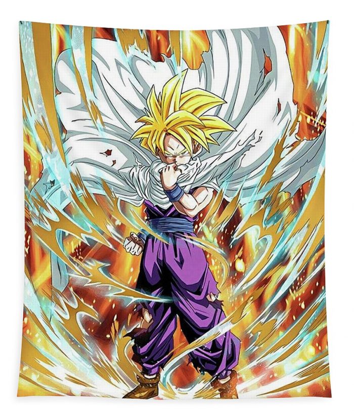 gohan dbz alexia chapuis - Anime Tapestry Store