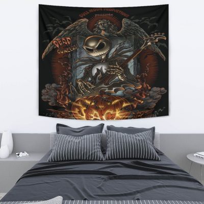 Jack Skellington Rock Nightmare Before Christmas Tapestry Room Decor