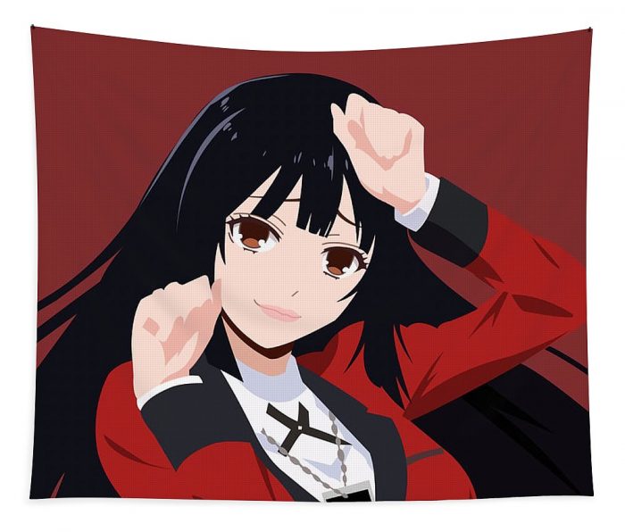 kakegurui yumeko poster aesthetic georgia karl - Anime Tapestry Store