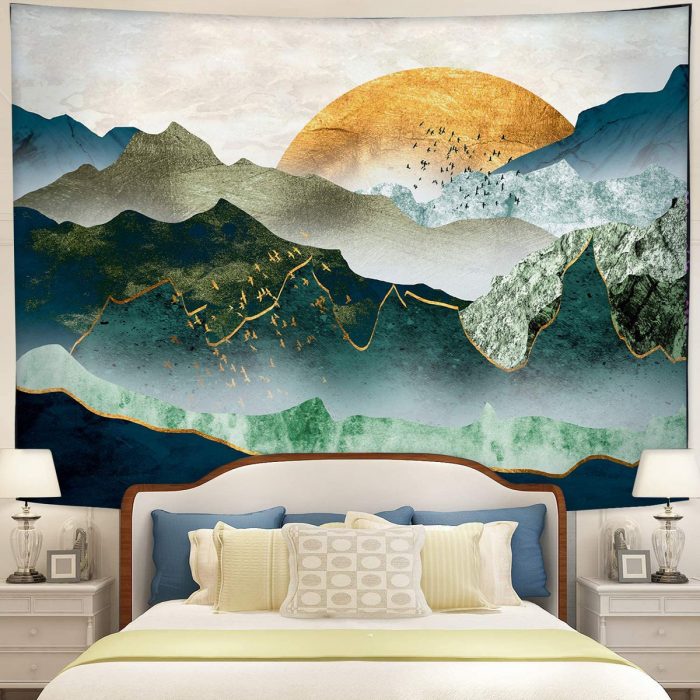 Mountains Landscape Tapestry Room Decor