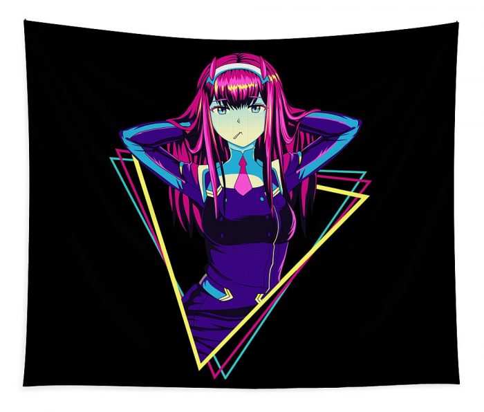 mens funny darling in the franxx zero two anime video game transparent - Anime Tapestry Store