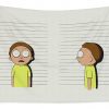 morty mugshot samuel whitton - Anime Tapestry Shop