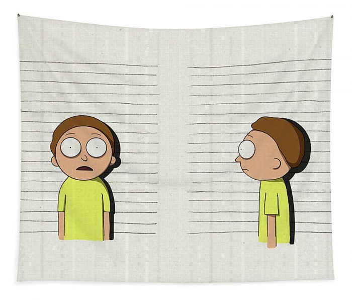 morty mugshot samuel whitton - Anime Tapestry Store