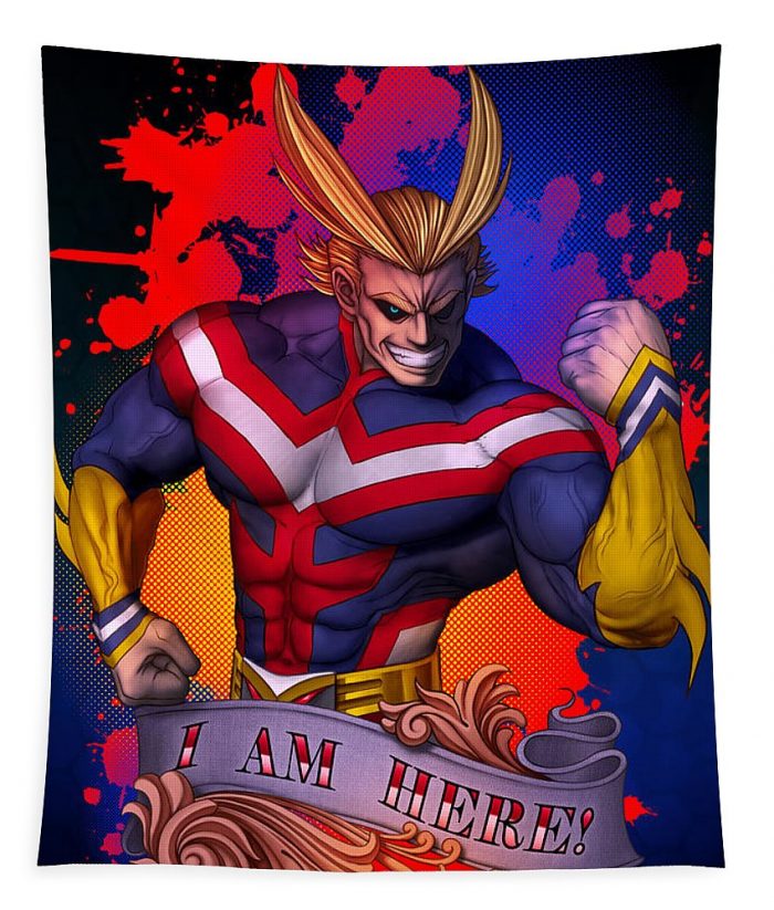 my hero academia all might ben krefta - Anime Tapestry Store