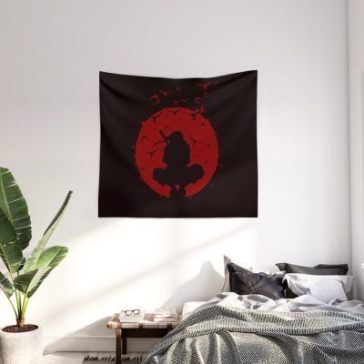 ninja silhouette2384574 tapestries 1 - Anime Tapestry Store