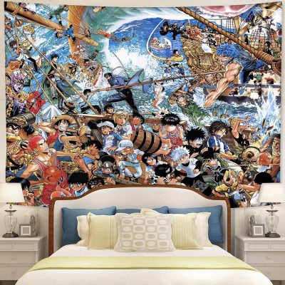 All Anime Hero Characters Tapestry Room Decor