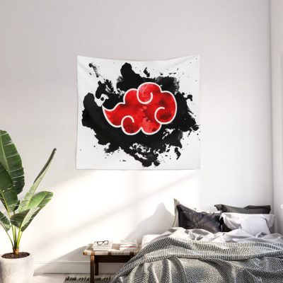 red cloud akatsuki watercolor5012453 tapestries 1 - Anime Tapestry Store