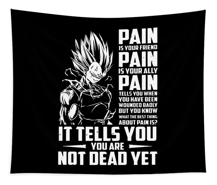 saiyan pain joel buchanan transparent - Anime Tapestry Store