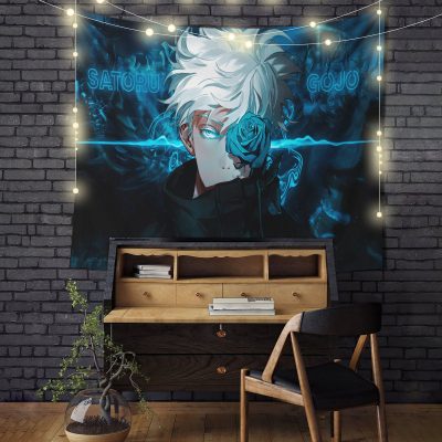 Satoru Gojo Jujutsu Kaisen Anime Tapestry Room Decor