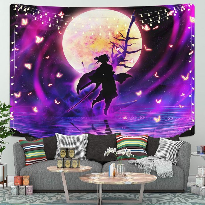 Shinobu Kochou Kimetsu No Yaiba  Tapestry Room Decor