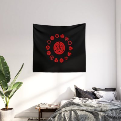 uchiha eyes tapestries 1 - Anime Tapestry Store